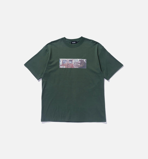 Subway Mens Short Sleeve Shirt Green