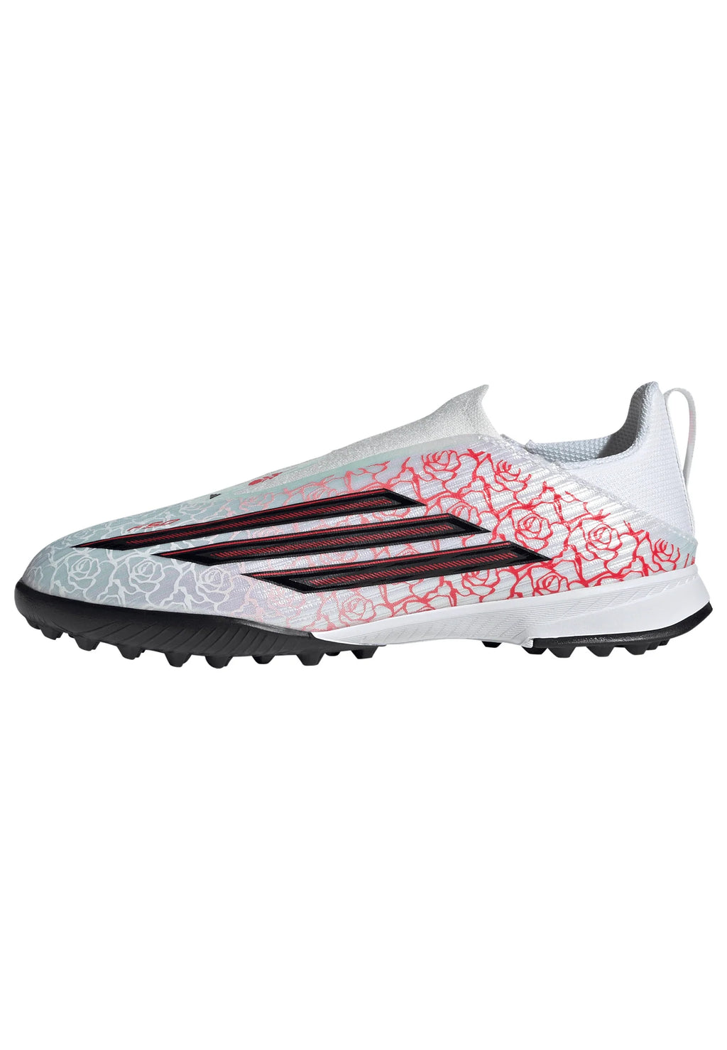 adidas F50 League Laceless TF Turf Youth Soccer Cleats White Black Red