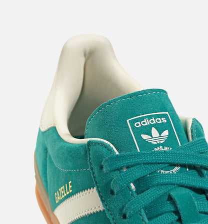 Gazelle Indoor Mens Lifestyle Shoe Pure Teal Off White Gold