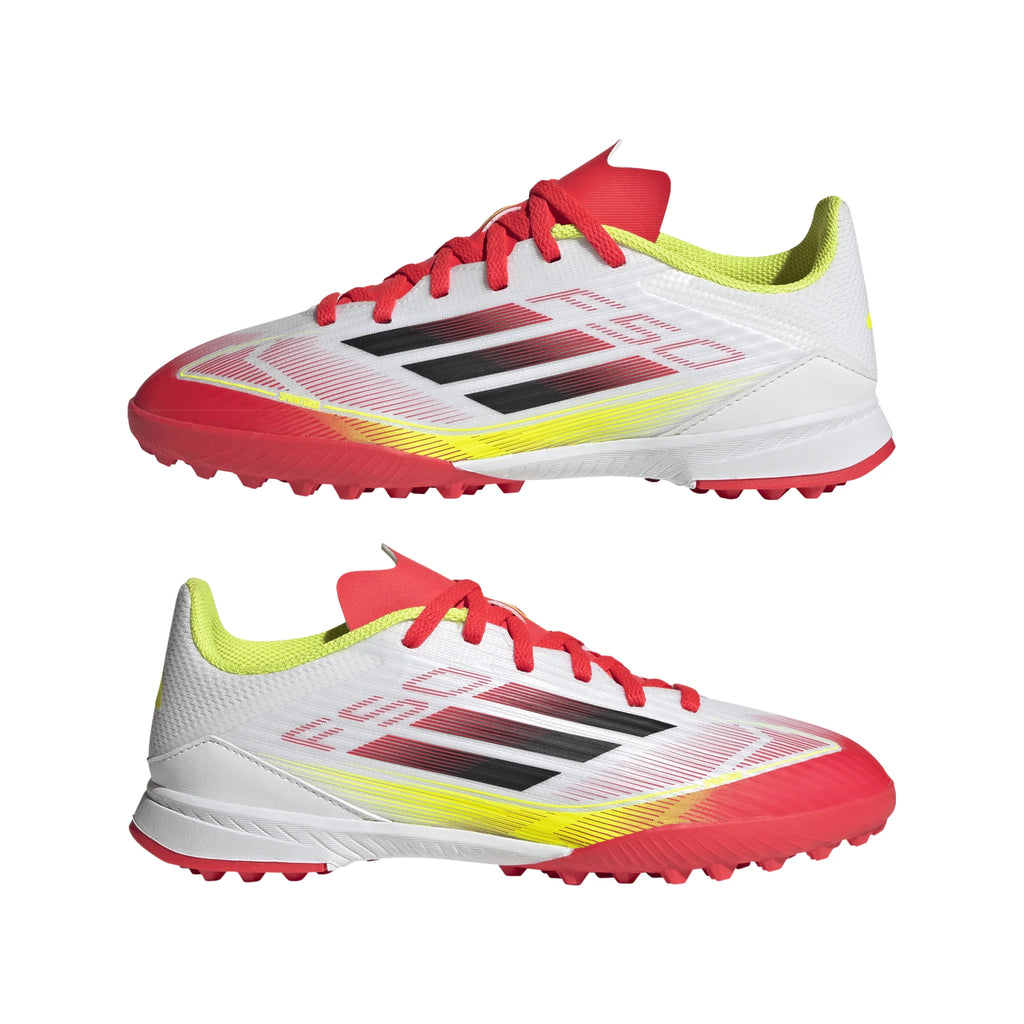 adidas F50 League Turf Boots Kids White Black