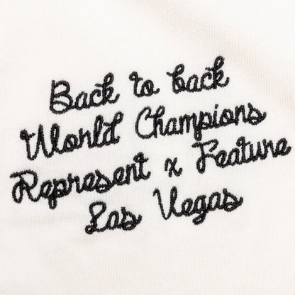 Feature x Represent Champions T Shirt Flat White