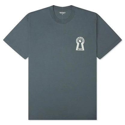 S S Locked T Shirt Cozy Blue