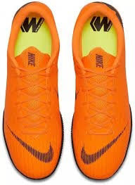 Nike Mercurial VaporX 12 Academy IC Indoor Soccer Shoes Orange Black Volt