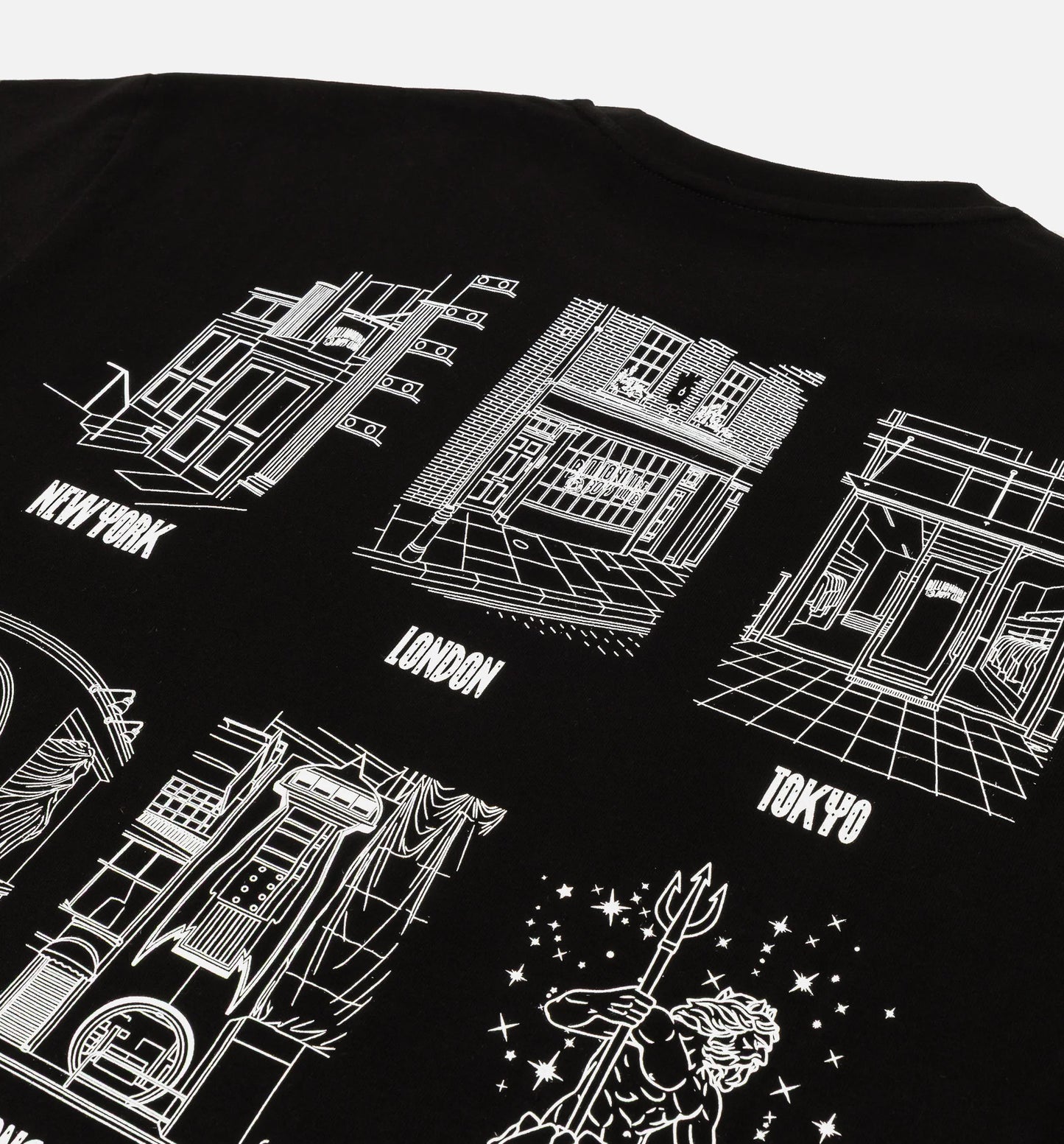 Stores Mens Short Sleeve Shirt Black