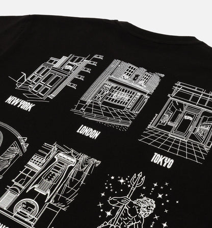 Stores Mens Short Sleeve Shirt Black
