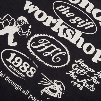 Honor Workshop Tee Black