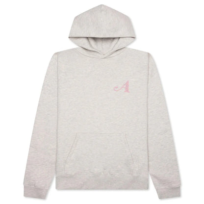 Dice Rhinestone Hoodie Heather Grey