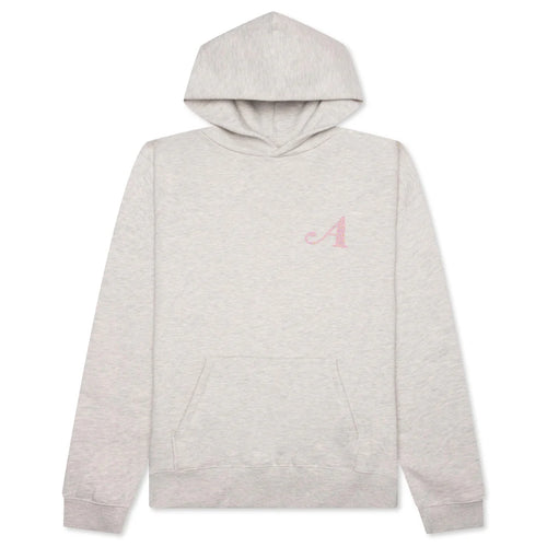 Dice Rhinestone Hoodie Heather Grey