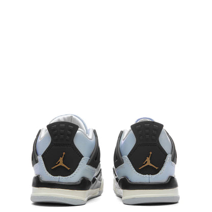 Air Jordan 4 Retro TD Pure Platinum Metallic Gold Black Sail
