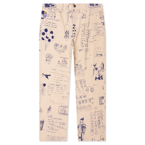 Doodles Linen Pants Tan