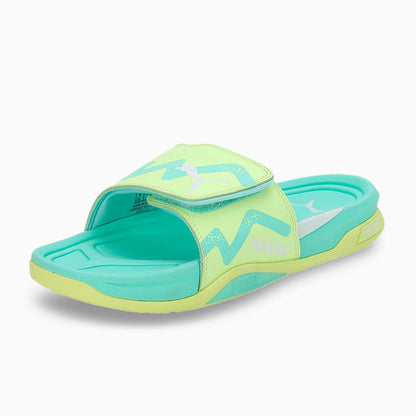 PUMA Dream NITRO Slide Future Unisex Fast Yellow White Electric Peppermint