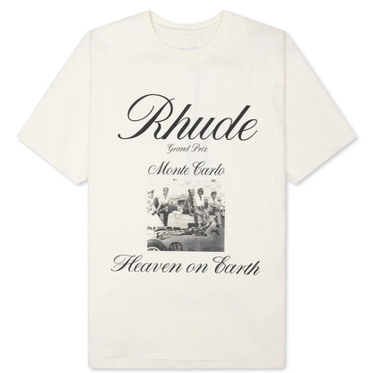 Heaven On Earth Tee Vintage White