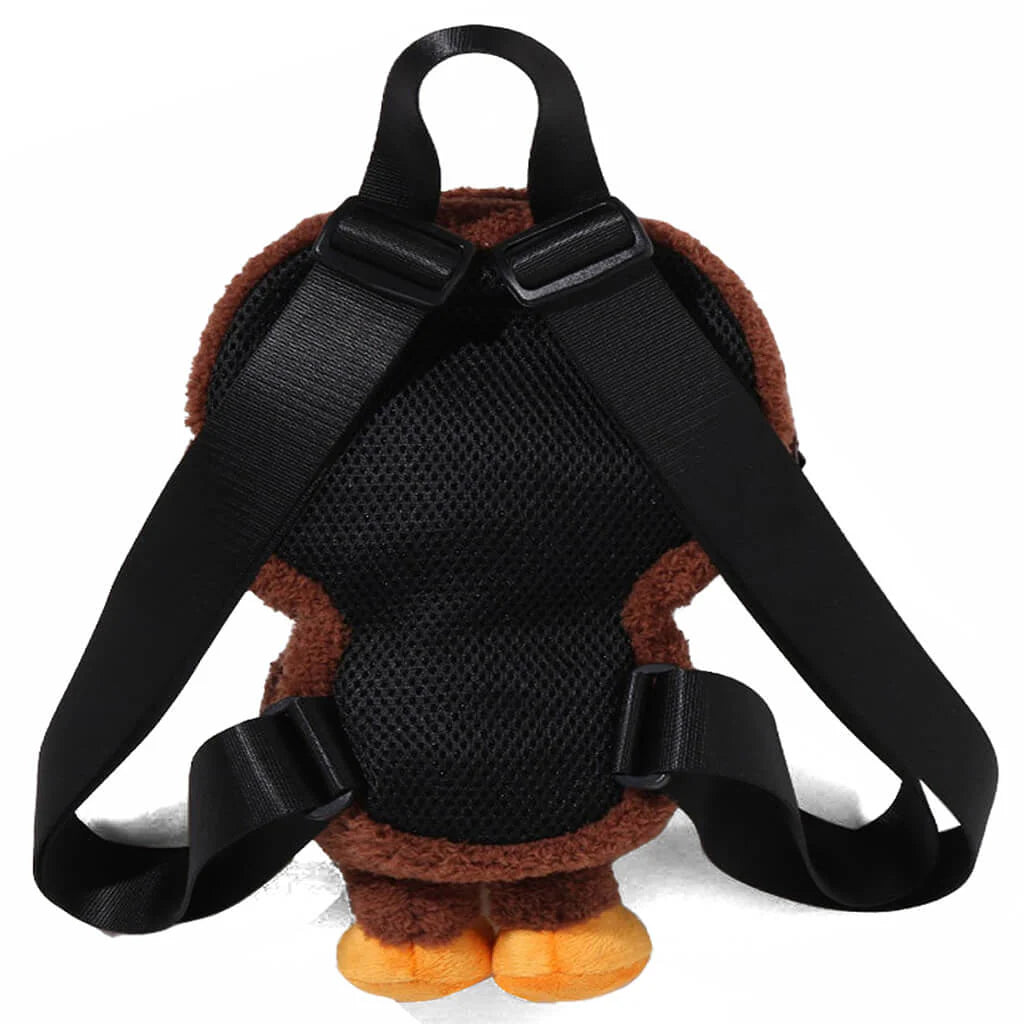 Kids Baby Milo Banana Plush Doll Daypack Brown
