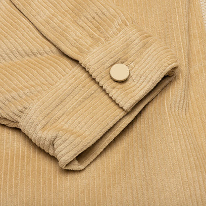 Corduroy Shirt Jacket Sand