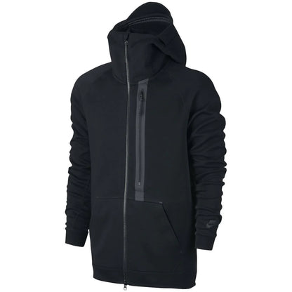 Tech Fleece Full Zip Mens Jacket Black
