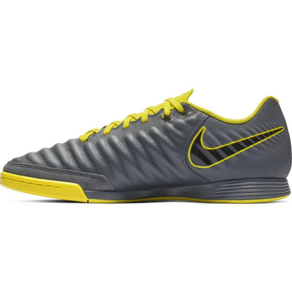 Nike LegendX 7 Academy IC Indoor Soccer Shoes Dark Grey Black Yellow