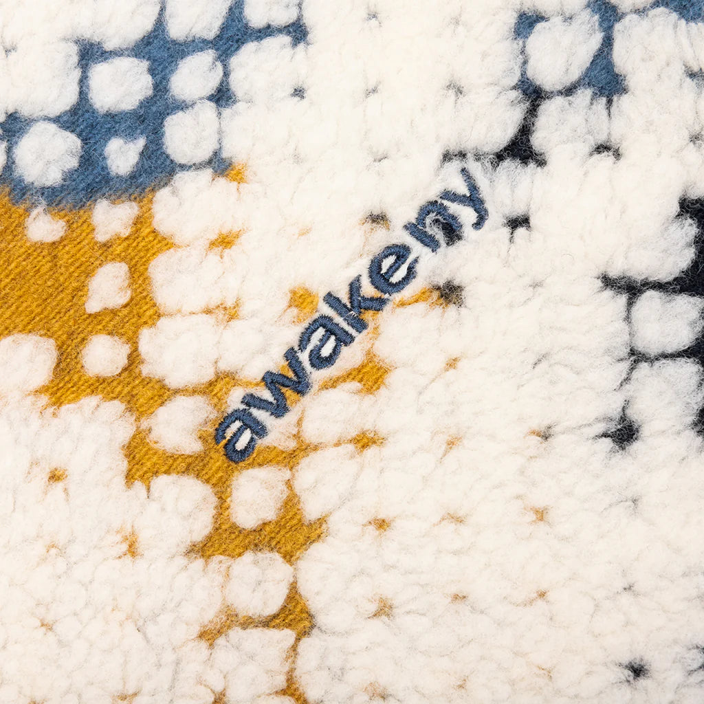 Printed A Fleece Zip Jacket Multi