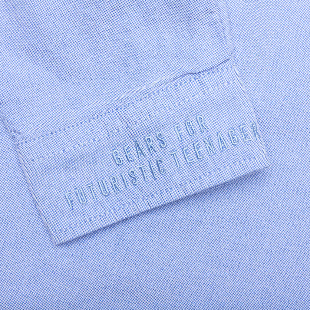 Oxford BD L S Shirt Blue