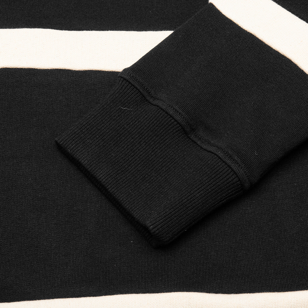 Stripe Sweatshirt Black Natural