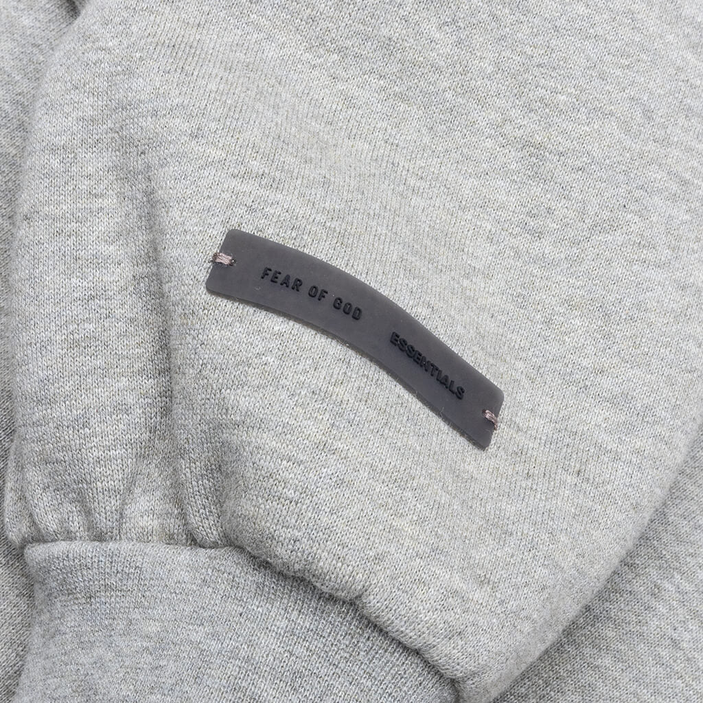 Kids Fleece Crewneck Concrete Heather