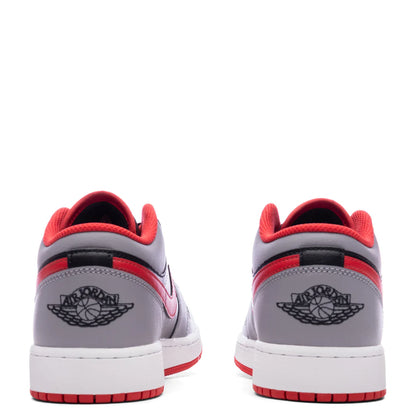 Air Jordan 1 Low GS Black Fire Red Cement Grey White