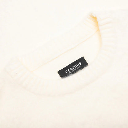 Script Logo Sweater Cream