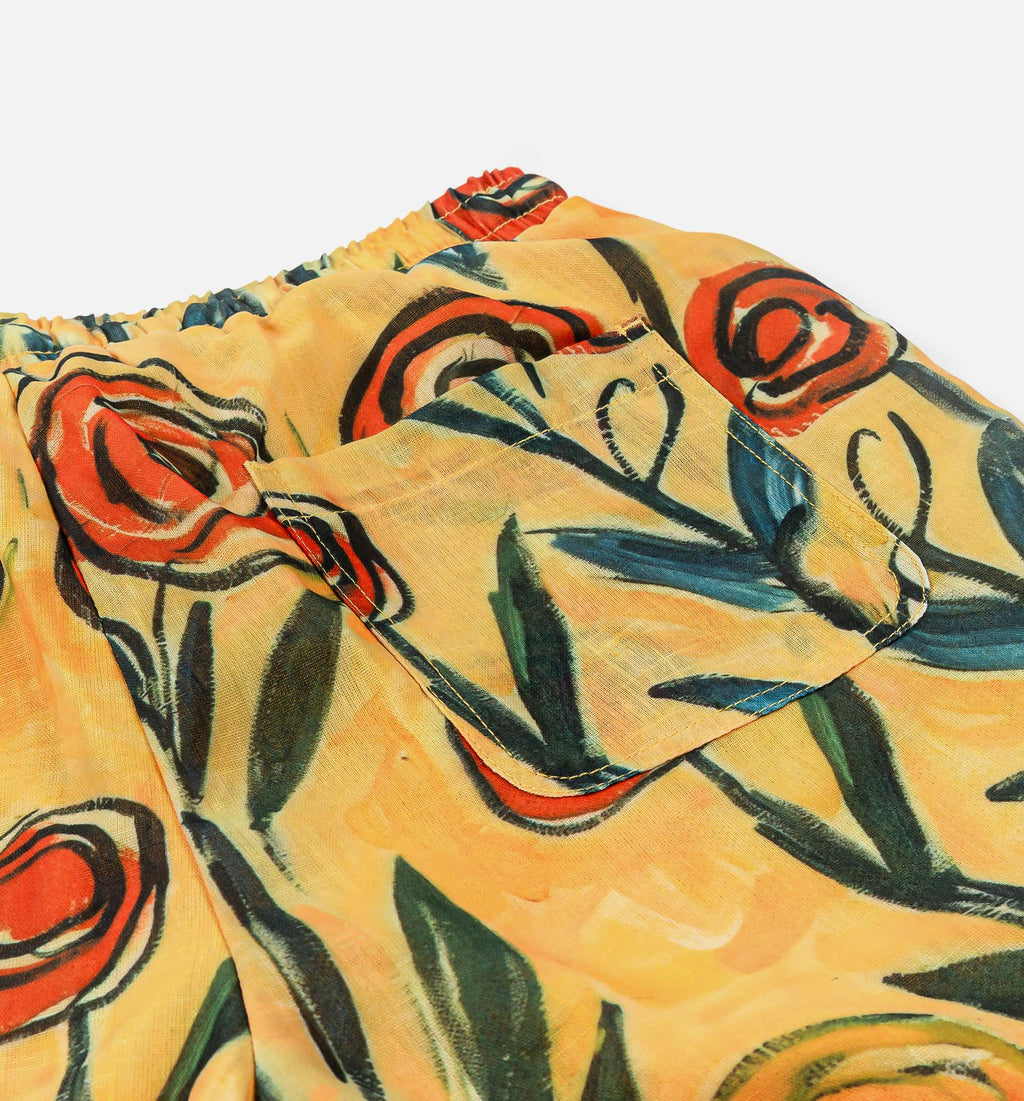 Brush Mens Short Orange