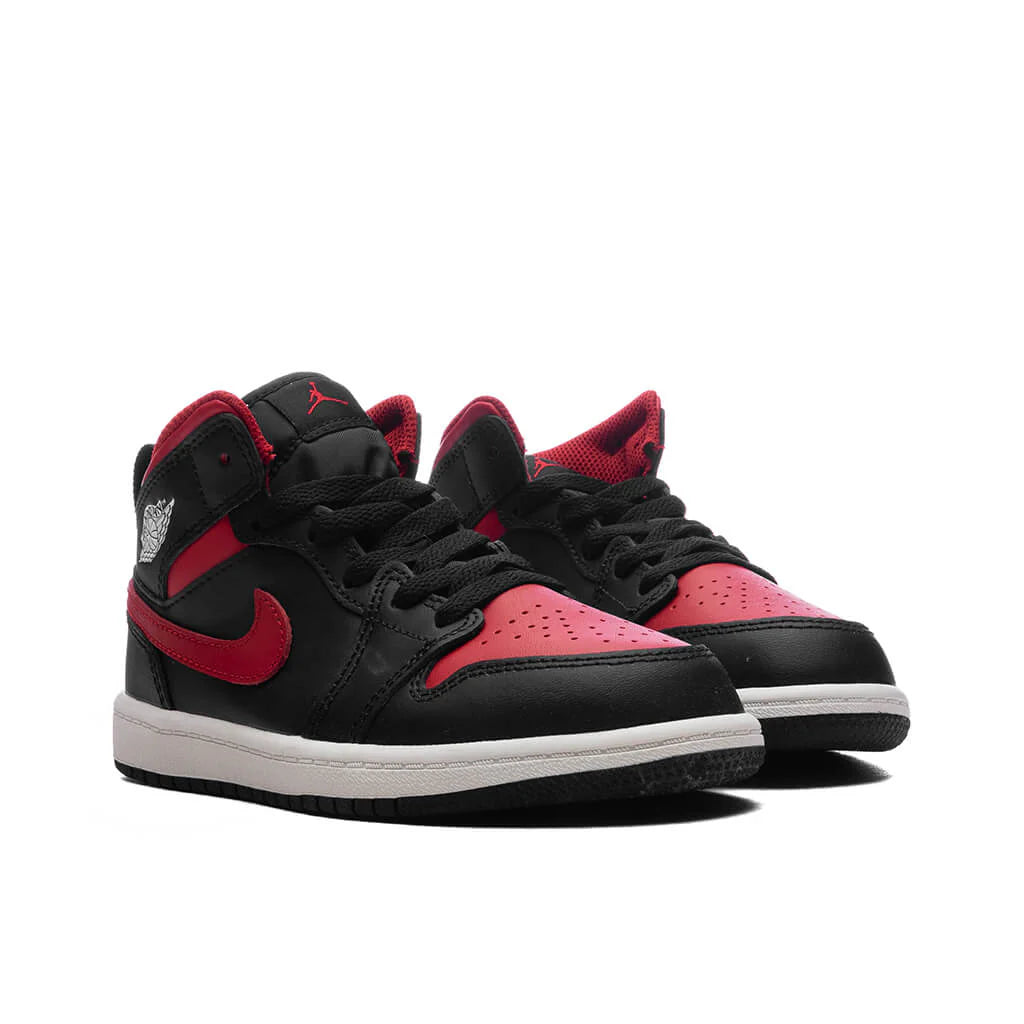 Air Jordan 1 Mid PS Black Varsity Red Summit White