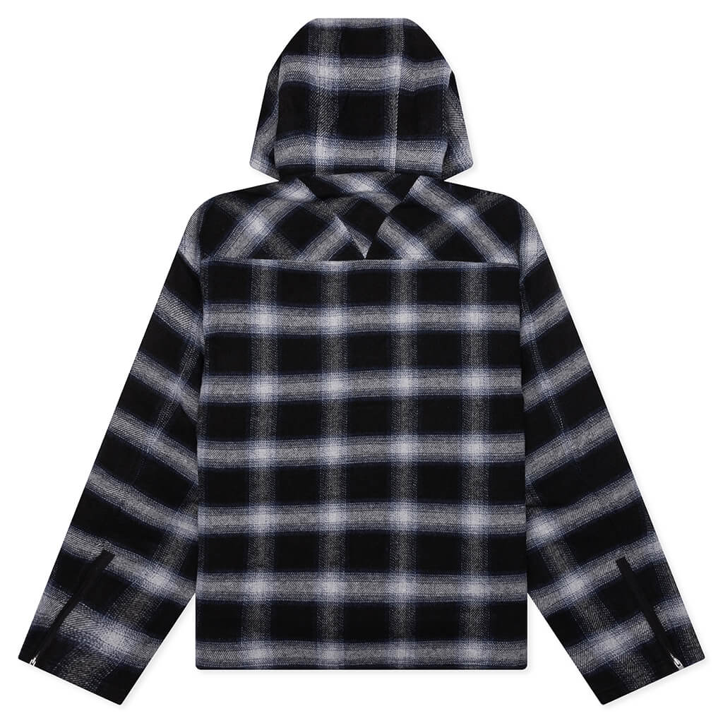 Hooded Over Shirt Midnight Navy