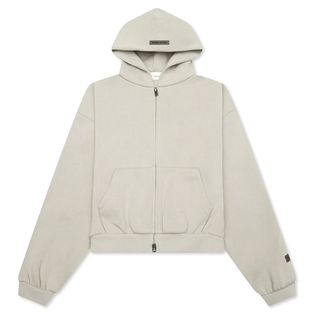 Kids Fleece Zip Up Hoodie Abbey Stone