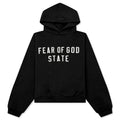 Kids 90s Fit Fleece Hoodie Jet Black