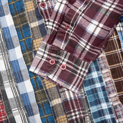 Ribbon Flannel Shirt Assorted