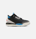 Air Jordan 3 Retro OG Rare Air Preschool Lifestyle Shoe Black Chile Red Neutral Grey