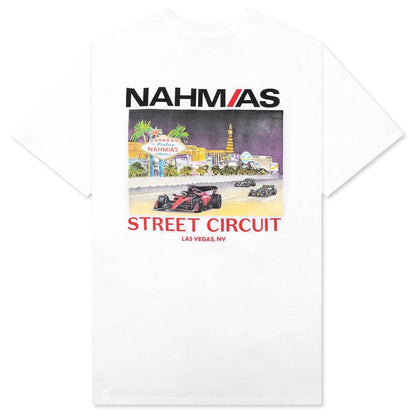 Feature x Nahmias Street Circuit Tee White