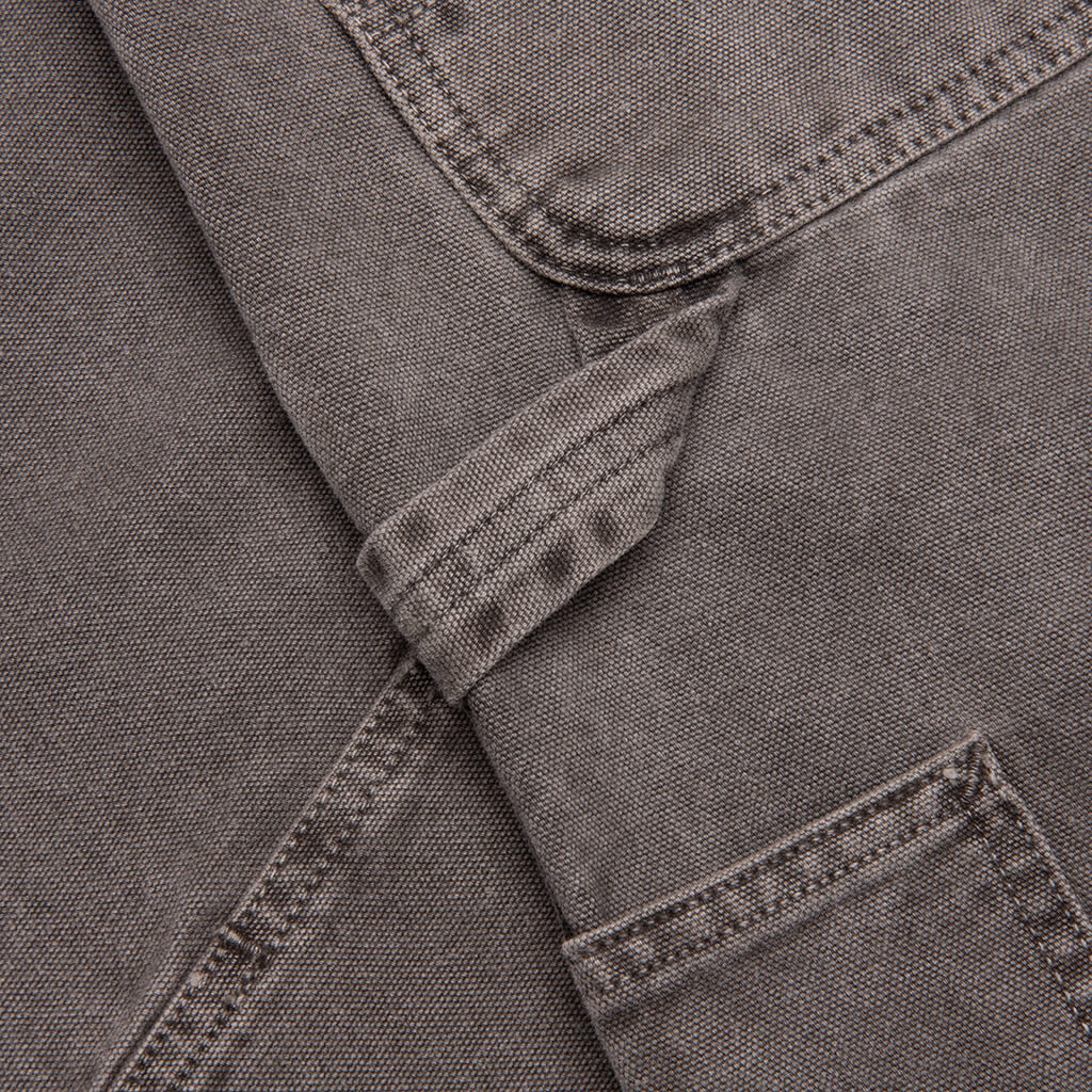 Double Knee Pant Black Faded
