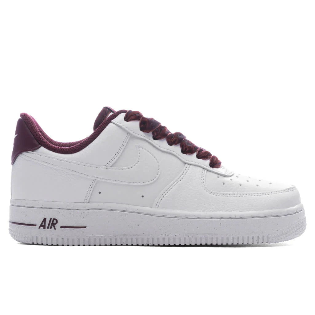 Womens Air Force 1 07 Vintage Burgundy Crush White Pale Ivory