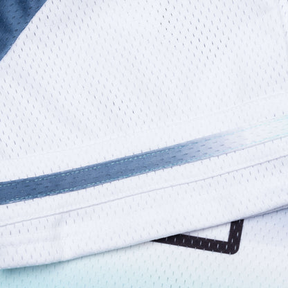 Mesh Football Jersey White Multi