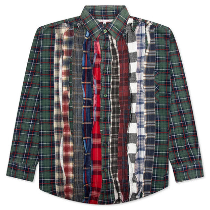 Ribbon Flannel Shirt Assorted