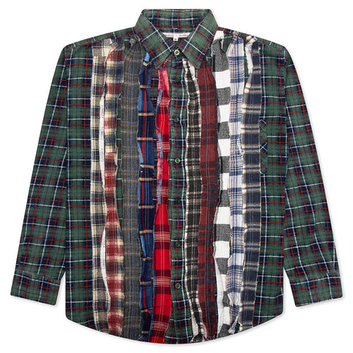 Ribbon Flannel Shirt Assorted