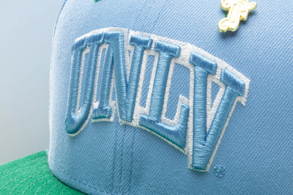 Feature x New Era Earth 59FIFTY UNLV Rebels Birdseye Blue Kelly Green