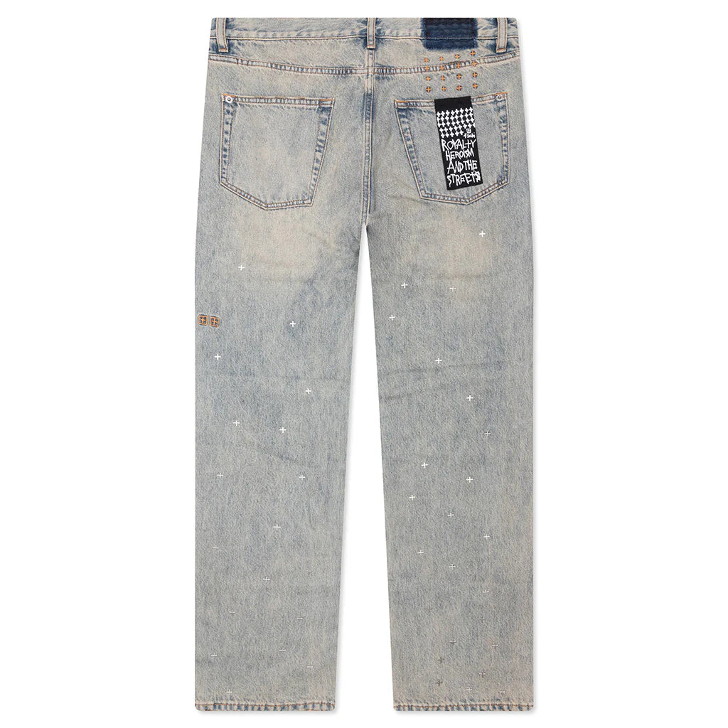 Anti K Stagelight Metalik Pants Denim