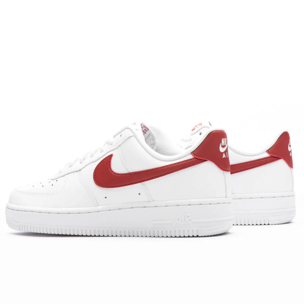 Womens Air Force 1 07 White Rugged Orange
