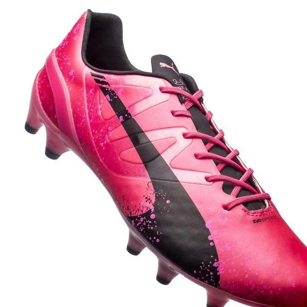 PUMA Evospeed 13 FG Firm Ground Soccer Cleats Camelia Pink