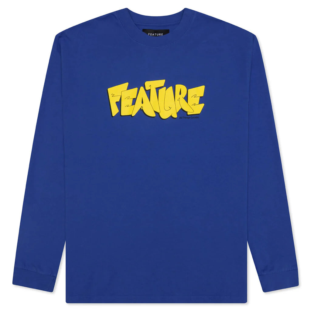 Graf Featy L S Tee Dazzling Blue