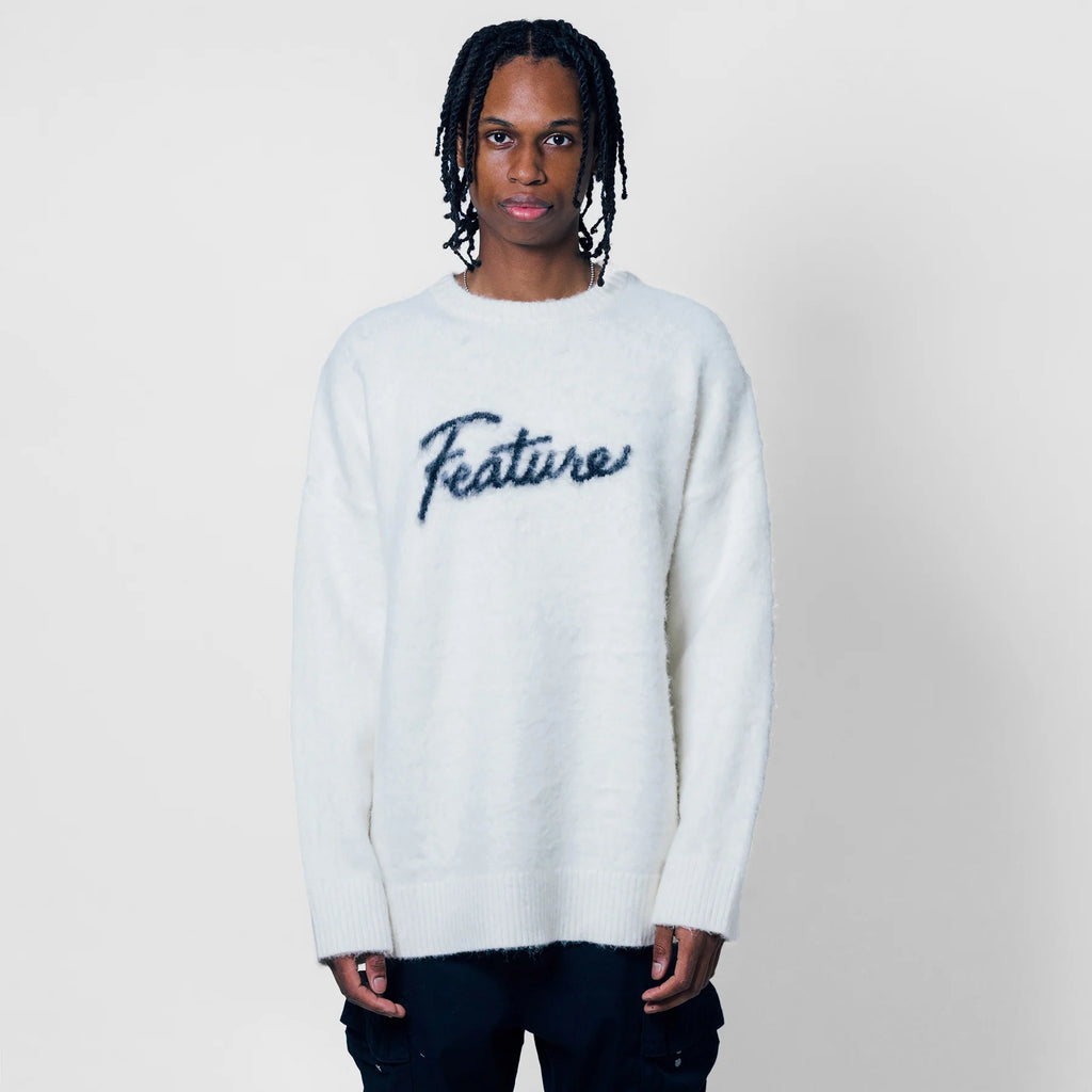 Script Logo Sweater Green