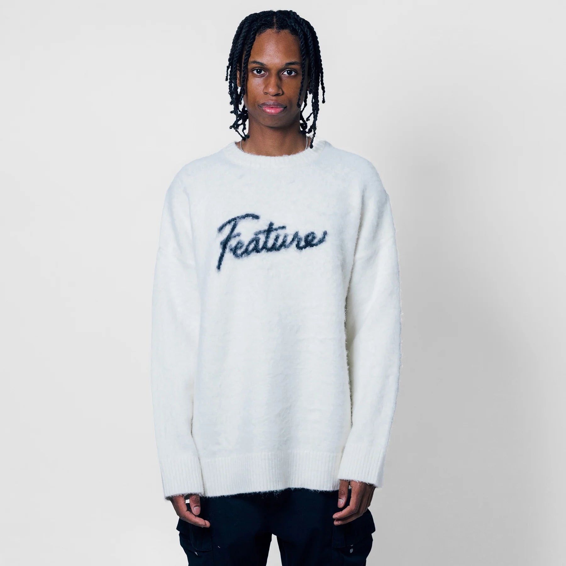 Script Logo Sweater Green
