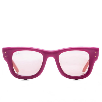 Ray Ban x AAP Rocky Wayfarer Puffer Pink Frame Rose Gold Mirror Lens