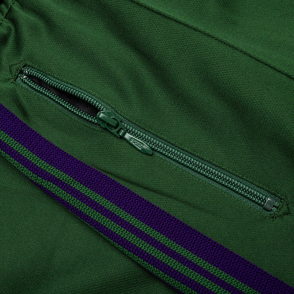 Narrow Track Pant Poly Smooth Ivy Green