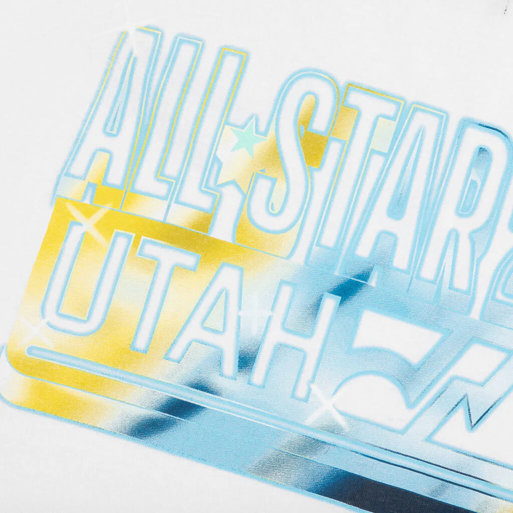 NBA ASG Chrome Tee White