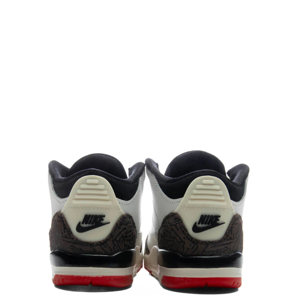 Air Jordan 3 Retro OG Worlds Best Dad TD Sail Black University Red Pale Ivory